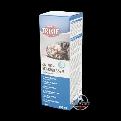 Мильні бульбашки Trixie для котів, з котячою м'ятою 120 мл 42425 фото