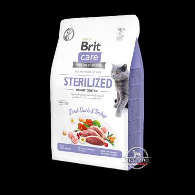 Brit Care Cat Grain Free Sterilized & Weight Control 400г 171293/0785; 171294; 171295 фото