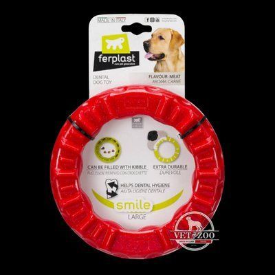 Іграшка для собак Ferplast Ring Smile Large червоний &Oslash; 20 x 3.9 см 86793012 фото