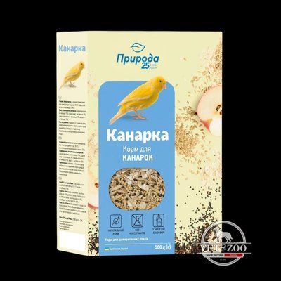 Корм Природа &laquo;Канарка&raquo; для канарок та екзотичних птахів, 500 г PR241078 фото