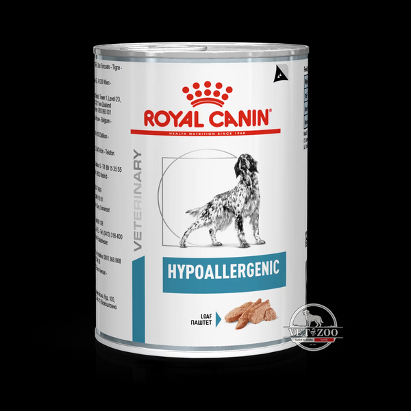 Royal Canin Hypoallergenic Canine Cans 400г 102837 фото