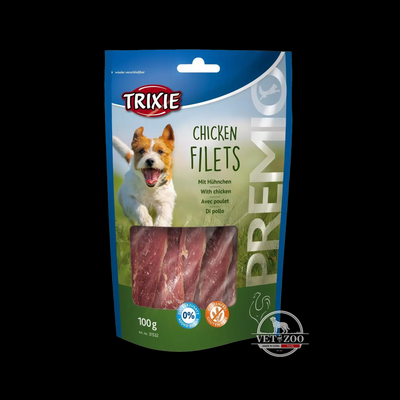 Ласощі для собак Trixie PREMIO Chicken Filets 100 г (курка) 31532 фото