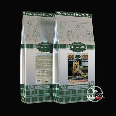 Baskerville. HF kiein Rassen.Small Breed Сухий корм для дорослих собак 20кг 04405020 фото