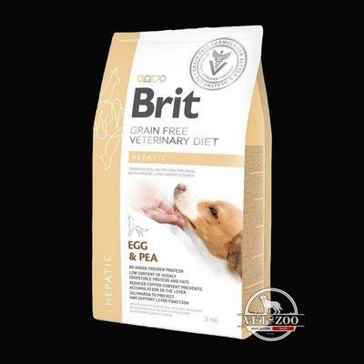 Brit GF VetDiet Dog Hepatic 2кг 170947/8165 фото