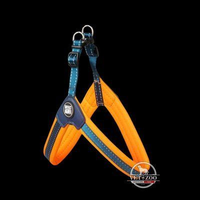 Max & Molly Q-Fit Harness Matrix Orange/M - Шлейки помаранчевого кольору М 45-48 см 213033 фото