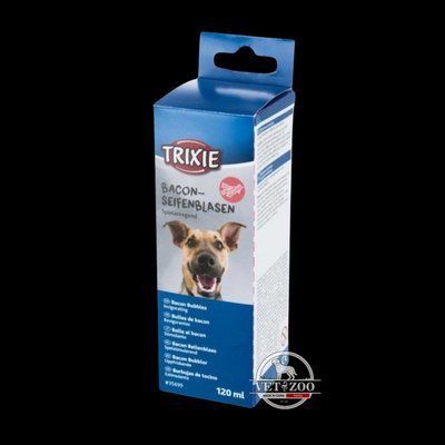 Мильні бульбашки для собак Trixie з ароматом бекону, 120 мл 35699 фото