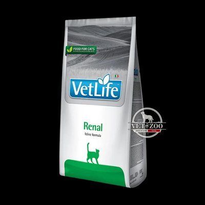 Farmina VetLife Renal дієтичний корм для кішок для підтримки функції нирок - 2 кг 160384; 160383 фото