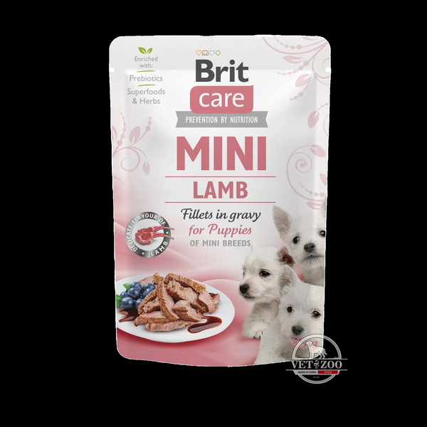 Brit Care Dog Mini Fillets In Gravy з ягням для собак 100215/4401 фото