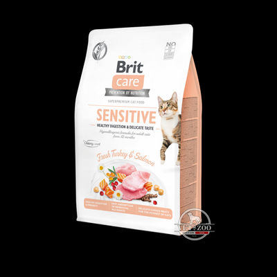 Brit Care Cat Grain Free Sensitive Healthy Digestion & Delicate Taste 400г 171282/0709; 171283 фото